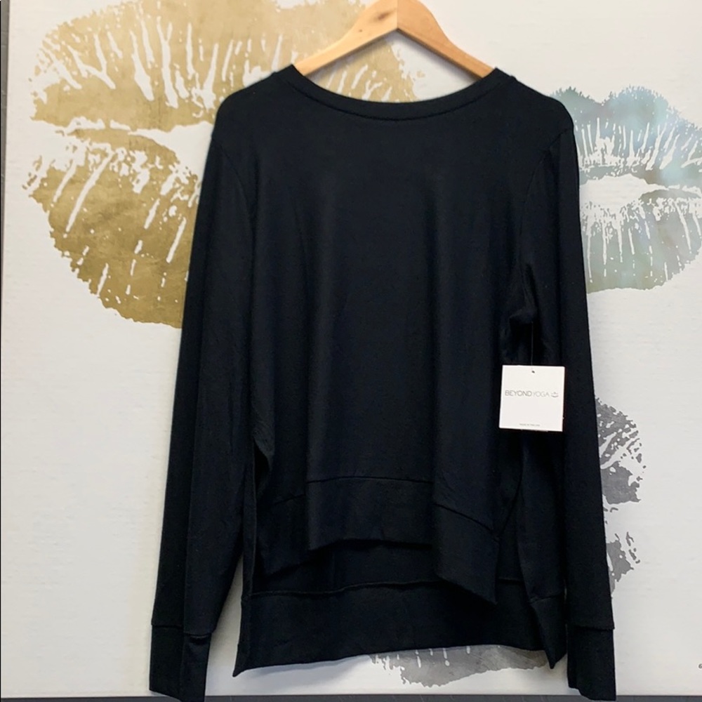 Beyond yoga high low sweater